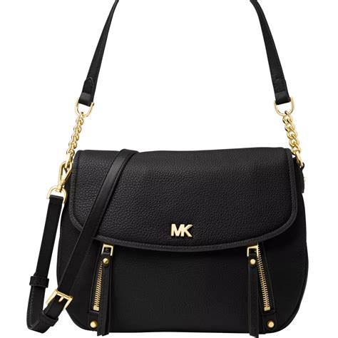 michael kors evie crossbody|Michael Kors Evie Black Leather Medium Shoulder Flap .